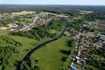 Eggesin, Fluss Randow zwischen Karl-Marx-Stra&szlig;e und Wiesenstra&szlig;e 2025