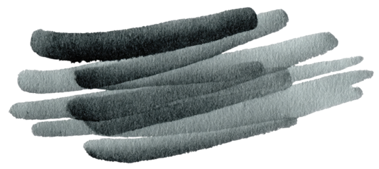 Gray wash brushstrokes