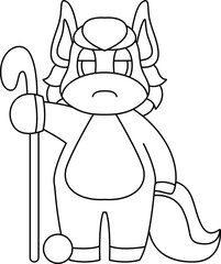 Horse Field hockey Field hockey stick Animal Vector raphic Art Illustration