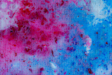 Texturas abstractas de pintura l&iacute;quida en tonos azules y rosas