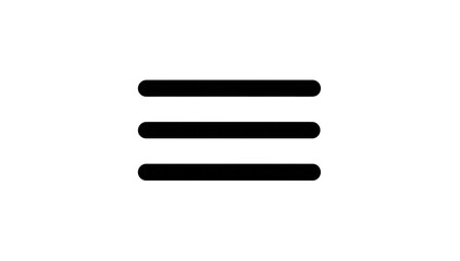 Three horizontal lines on a black background