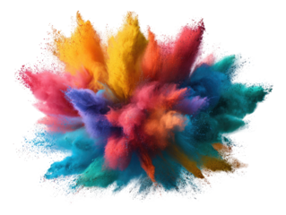 Colorful powder explosion (2)