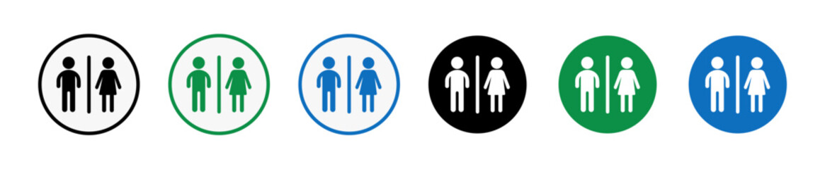 Toilet icons set. vector illustration