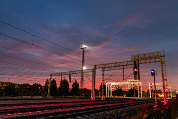 Poranek na linii kolejowej © bulamati