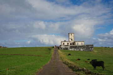 Abandoned Lighthouse in Faial Island, Azores