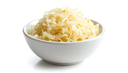 Bowl of Shredded Sauerkraut A Tangy and Healthy Treat