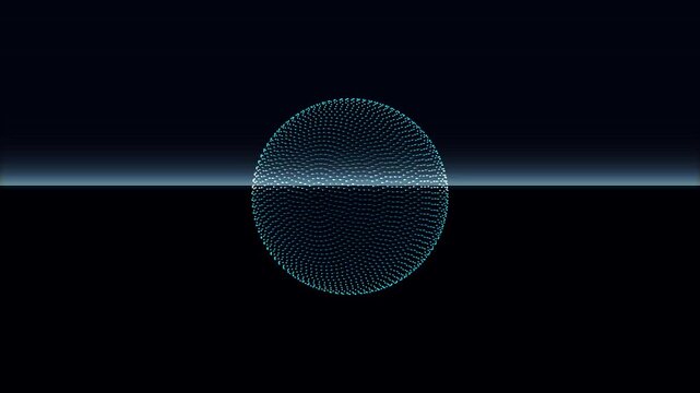Digital earth scanning animation showcasing futuristic holographic globe  world data grids  and global technology visuals.