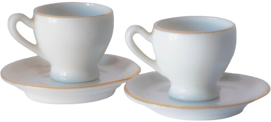 Two cups of coffee