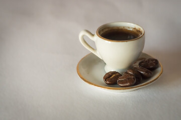 Background with roasted coffee beans