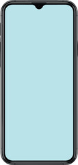 smartphone mockup, mobile phone blank screen, digital device template, modern touchscreen, isolated phone illustration, technology design, user interface concept
