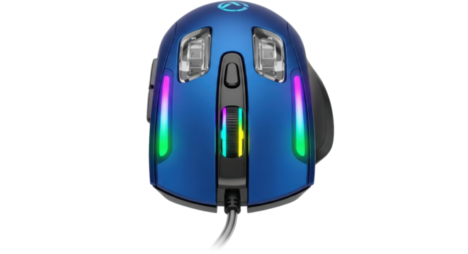 Isolated Ergonomic Gaming Mouse peripheral device for desktop computers and laptops