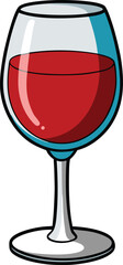 Glass of Red Wine beverage drink
