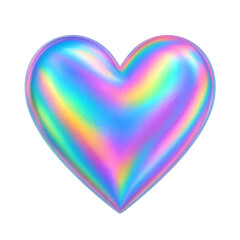 Iridescent Heart Shape Texture