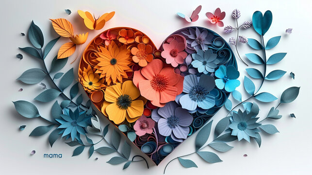 flor, primavera, rosa, ramo, naturaleza, vector, floral, verano, amor, ilustraci&oacute;n