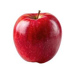 Close-up of a glossy, red apple