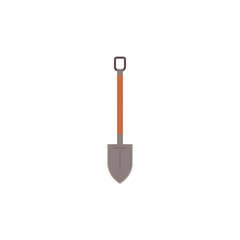 Miniature Shovel: Detailed Close-up of a Small Trowel - Perfect for Construction, Gardening, or DIY Projects