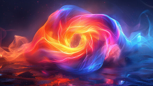 fuego, fractal, arte, color, designio, alumbrado, llama, energ&iacute;a, espacio
