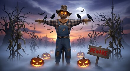 Sinister Harvest and Evil Scarecrow