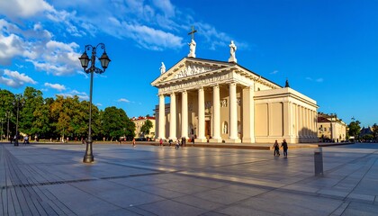 Obraz premium Panoramic view of a cathedral (1)
