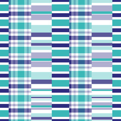 Fresh Blue and Green Patchwork 1 Seamless Repeat