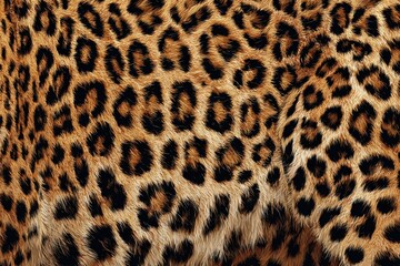 Unique leopard seamless pattern showcasing intricate details of spots on a natural background suitable for various design projects and textiles