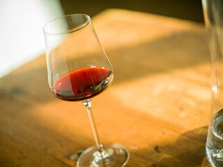 glass of red wine
