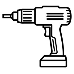 electric drill vector illustration
