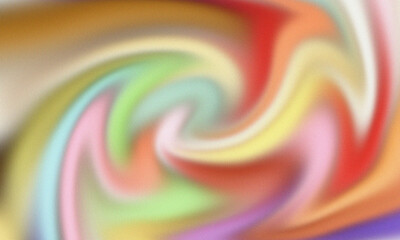 Vibrant abstract background featuring a swirling vortex of rainbow colors, creating a dynamic and eyecatching design, ideal for adding a playful touch to any project