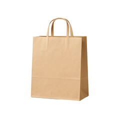 Paper Shopping Bag Transparent PNG Isolated