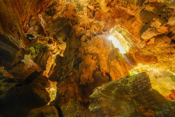 Archaeological cave in Cerca Grande State Park in Matozinhos, Minas Gerais