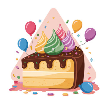 birthday cake with candles