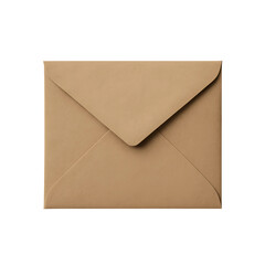 Brown White Paper Envelope Transparent PNG Mail Object