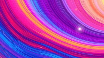 Fototapeta premium Dynamic abstract swirl of vibrant colors creating a stunning modern artistic background