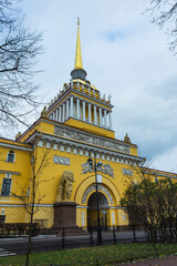 Fototapeta premium Admiralty. The architectural ensemble located in the center of St. Petersburg