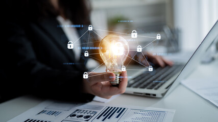 Cyber security protection and cyber security strategies against cyber threats, system hacks,...