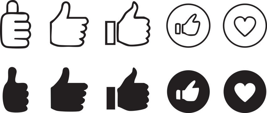 Social Media Reaction Buttons Icons, Emoji & UI Design