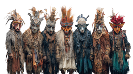 Highlights of indigenous tribe dance performance in outdoor tradition