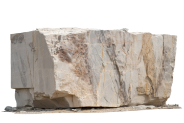 Marble block extraction quarry site stone material natural landscape