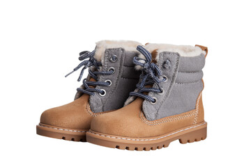 Winter boots for kids online store product image studio front view