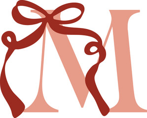 Bow Letter M