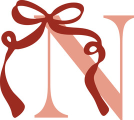 Bow Letter N