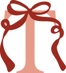 Bow Letter T