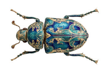 Decorative beetle art studio colorful insect photography