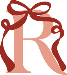 Bow Letter R