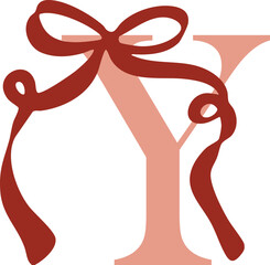 Bow Letter Y