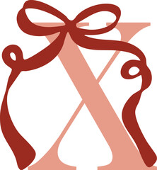 Bow Letter X