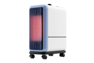 Indoor portable heater showcase modern home appliance design