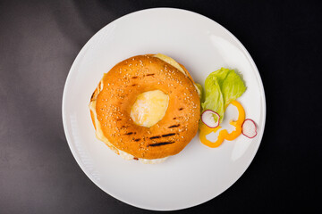 pumpkin pie on a white plate