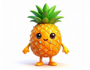 Cute cartoon pineapple (2)
