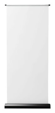 PNG Rool up banner mockup white white background electronics.